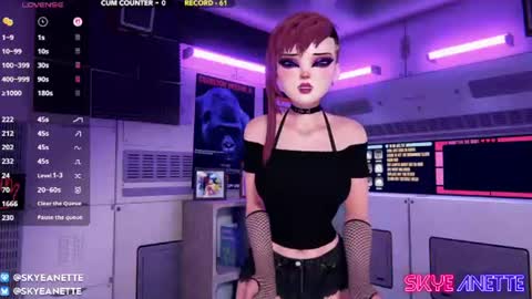 SkyeAnette online show from July 24, 1:08 am