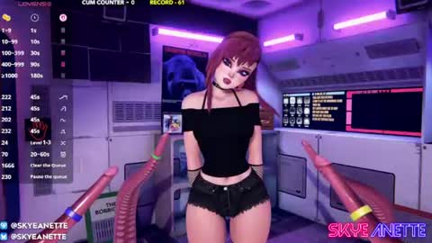 SkyeAnette online show from July 26, 1:10 am