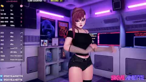 SkyeAnette online show from July 27, 1:22 am