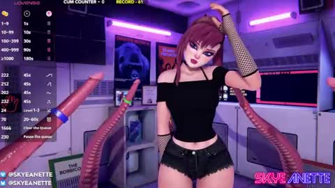 SkyeAnette online show from August 1, 1:11 am