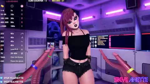 SkyeAnette online show from August 3, 1:12 am