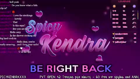 Kendra online show from June 29, 8:29 am
