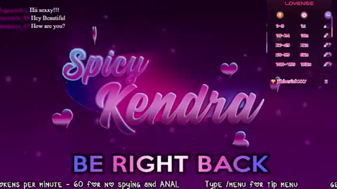 Kendra online show from July 8, 7:23 am