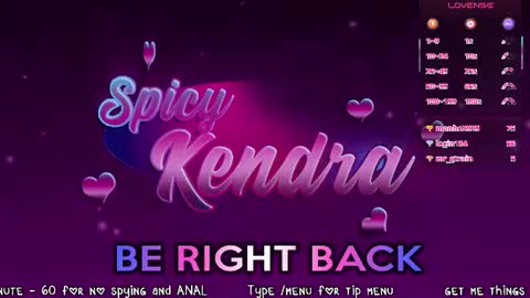 Kendra online show from July 13, 10:11 am