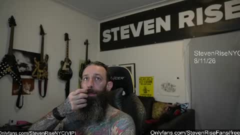 StevenRiseNYC online show from August 12, 1:19 am
