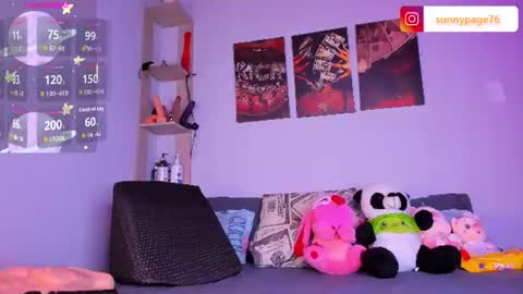 Sunny Page online show from August 8, 4:23 am