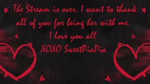 sweetpiapia online show from August 15, 12:25 am
