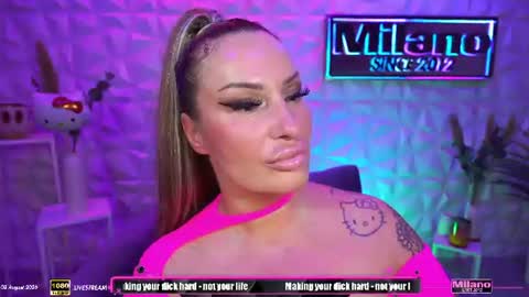 TamaraMilano online show from August 8, 8:25 am