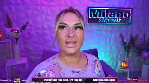 TamaraMilano online show from August 9, 8:15 am
