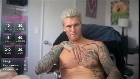 tattednblonde online show from July 24, 4:54 pm
