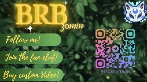 trickykitsune online show from August 7, 4:51 pm
