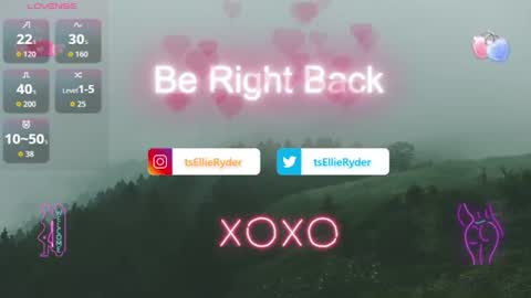 Ellie Ryder online show from August 7, 11:05 pm