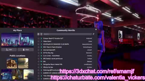 valentia_vickers online show from August 15, 10:52 am