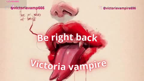 Victoria Vampire online show from June 21, 10:27 am