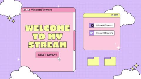 Violet Flowers  Daddy Flowers online show from June 8, 1:33 am