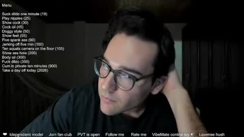 Lucas Vito Ferrer online show from August 6, 11:59 pm