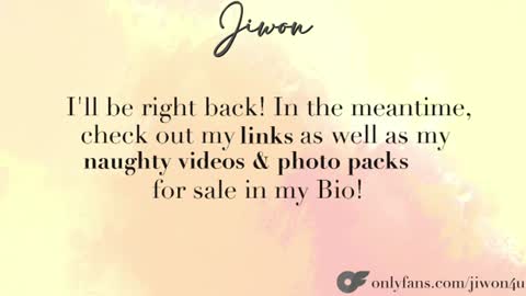 J i w o n   online show from August 12, 12:35 am