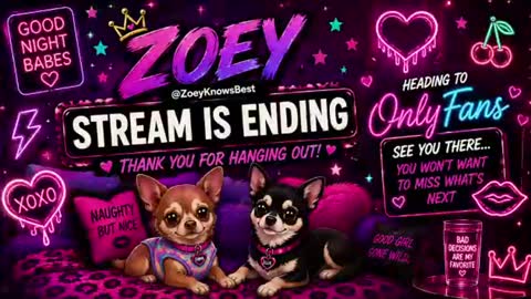 zoeyknowsbest online show from August 7, 2:00 am